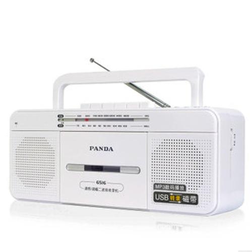 panda 熊貓 6516 u盤播放 mp3 usb 錄音機/收錄機/磁帶機/播放機 白色